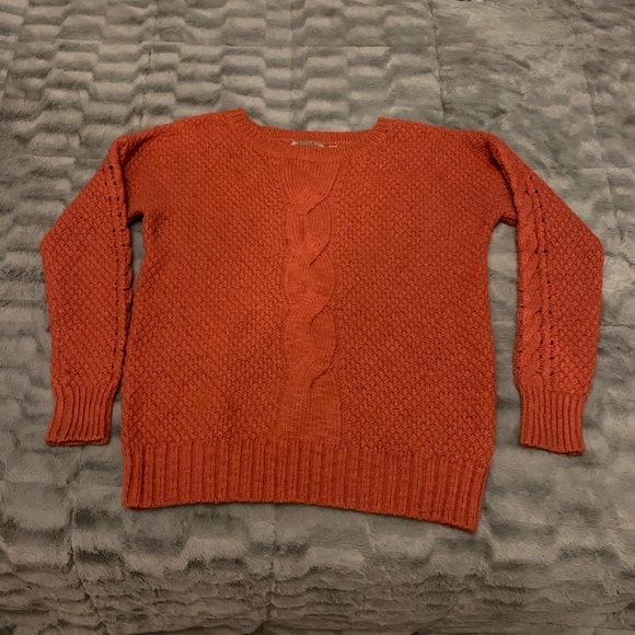 Exoté by Urban Outfitters burnt orange sweater. - Picture 3 of 6